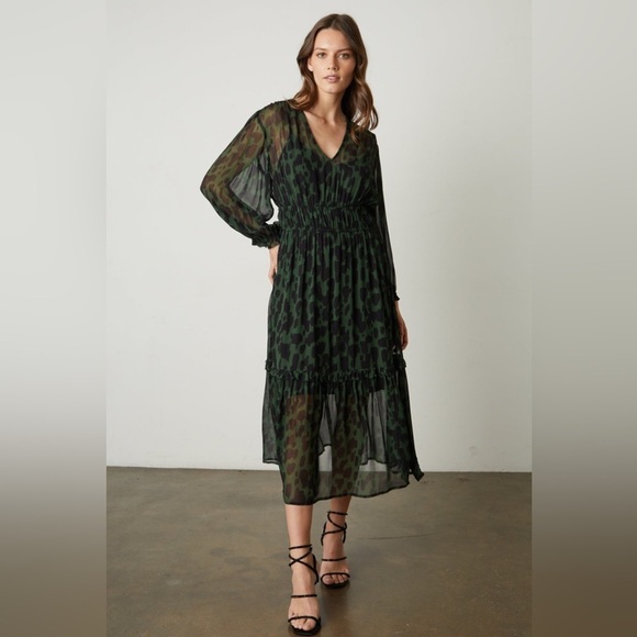 Velvet by Graham & Spencer Kendra Long Sleeve Boho Dress - Picture 1 of 9
